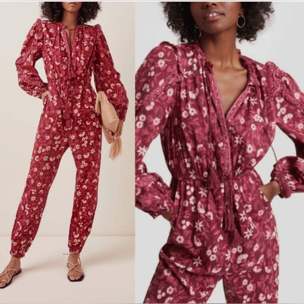 Ulla Johnson floral “Delphine” jumpsuit